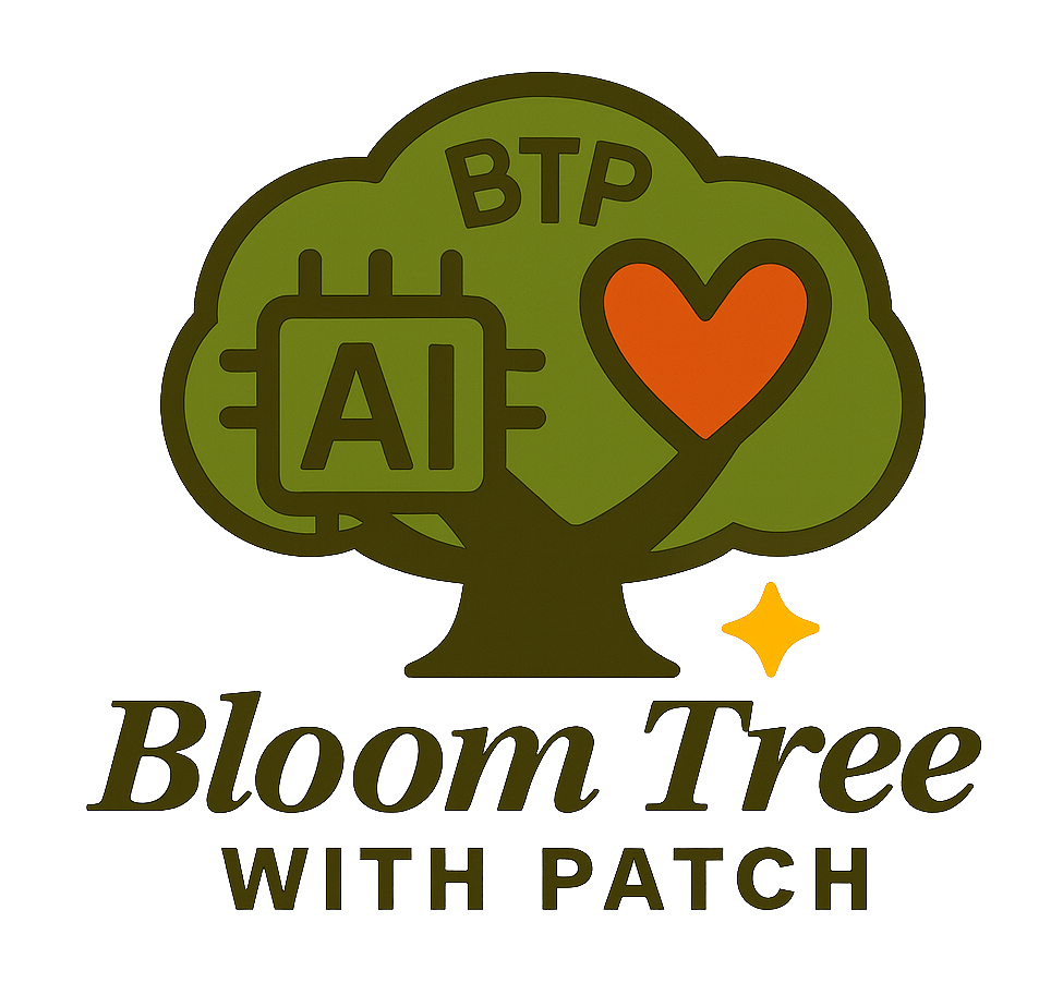 BloomTree with Patch 로고
